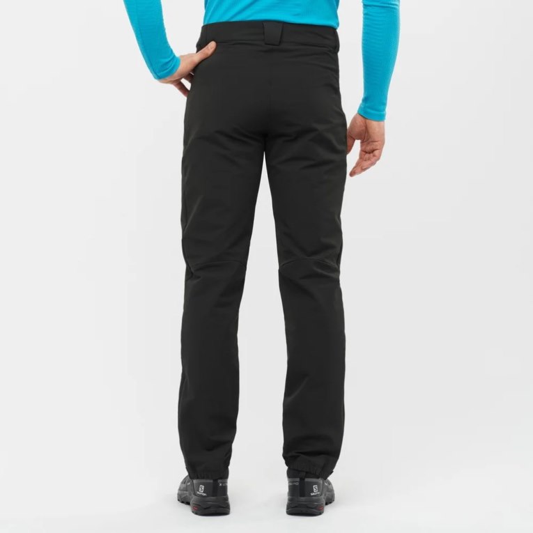 Black Salomon Outpeak Warm Men's Sport Pants | PH 23758Z